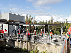 Visite de la station d'épuration de Dammarie-lès-Lys - Agrandir l'image (fenêtre modale)