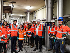 Visite de la station d'épuration de Dammarie-lès-Lys - Agrandir l'image (fenêtre modale)