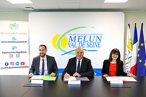 Pôle commercial Plein Ciel : une convention tripartite signée