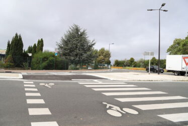 Rubelles : la voie verte sur la RD1036 a été prolongée