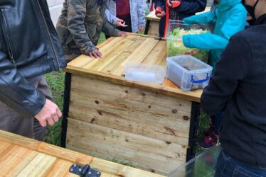 Inauguration du compostage pédagogique