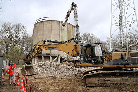 Grignotage du réservoir R2 - ©CAMVS