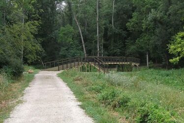 La passerelle P4 à Maincy